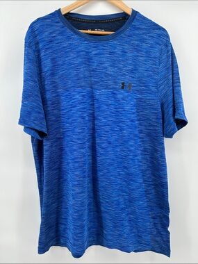 Under Armour Blue Heatgear Performance Short Sleeve Tee Men's Size 3XL